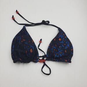Sinful by Affliction Solar Bikini Top Blue Women's Size L